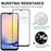 For Samsung Galaxy A37 5G AGC Tempered Glass with Black Edge Full Glue Full Coverage Screen Protector - 4