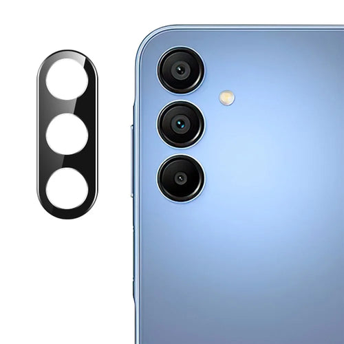 For Samsung Galaxy A37 5G Camera Lens Protector Black Tempered Glass Lens Film - 1
