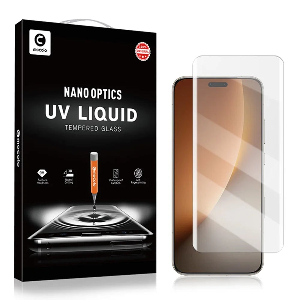 MOCOLO For Honor Magic8 Pro 5G Screen Protector Tempered Glass UV Liquid Film 3D Curved Full Coverage - 7