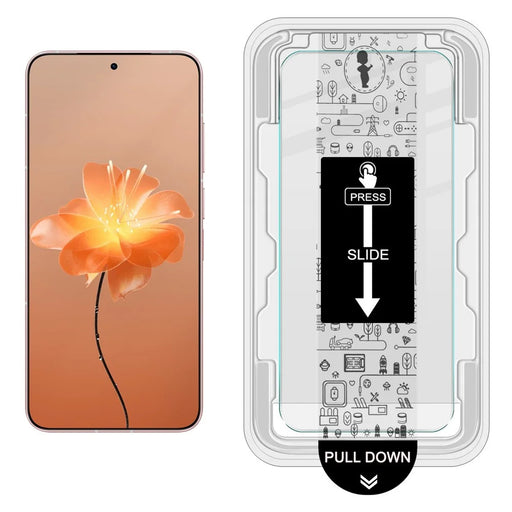 IMAK H Series For Meizu 22 Tempered Glass Screen Protector Easy Installation Film with Auto Dust-Remove Tool - Transparent Kit (NOT Complete Covering) (Fingerprint Unlock) - 2