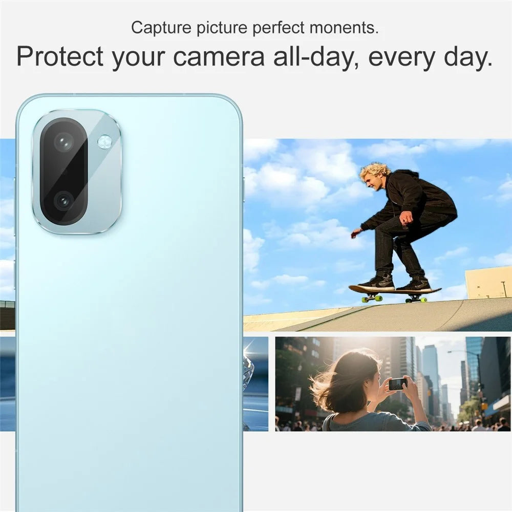 IMAK Camera Lens Protector for OnePlus Ace 6 5G / Ace 6T 5G / 15R 5G Slim Tempered Glass Full Coverage Lens Film - 5