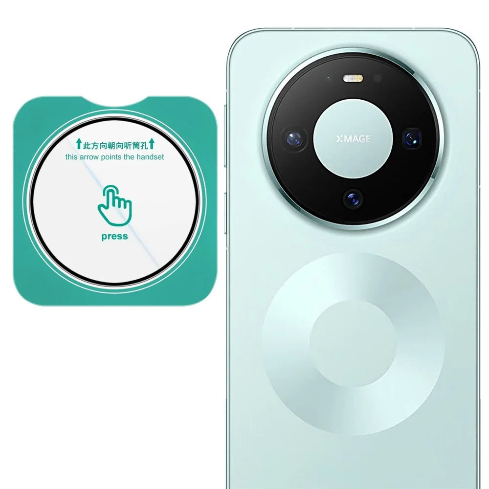 IMAK For Huawei Mate 80 / Mate 80 Pro Camera Lens Protector Tempered Glass Full Cover Lens Film with Self Positioning Frame - 1