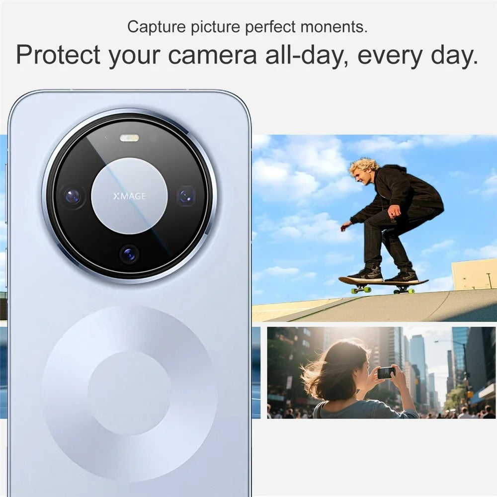IMAK For Huawei Mate 80 / Mate 80 Pro Camera Lens Protector Tempered Glass Full Cover Lens Film with Self Positioning Frame - 6