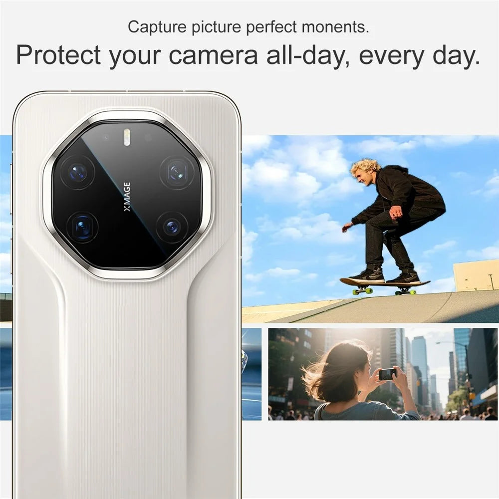 IMAK For Huawei Mate 80 RS Ultimate Camera Lens Protector Tempered Glass Full Cover Lens Film with Self Positioning Frame - 6