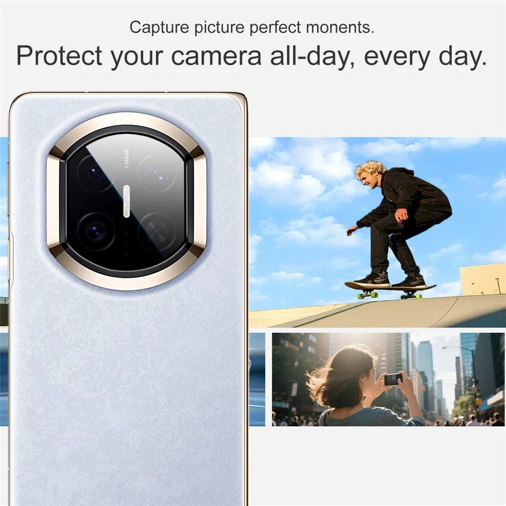 IMAK For Huawei Mate X7 Camera Lens Protector Tempered Glass Full Cover Lens Film with Self Positioning Frame - 6