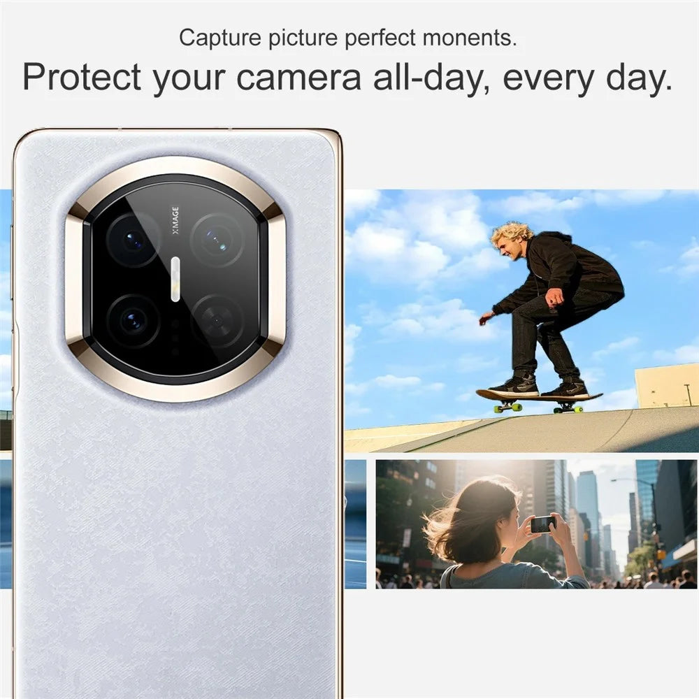 IMAK For Huawei Mate X7 Tempered Glass Full Cover Camera Lens Protector with Self Positioning Frame (Black Version) - 6