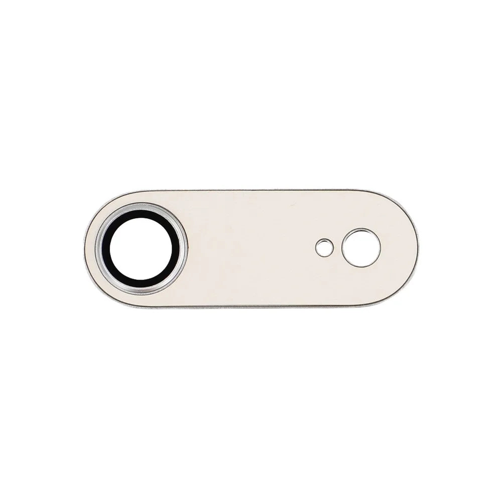 For iPhone Air 9H Hardness Tempered Glass Camera Lens Protector Full Cover Leather Coated Metal Lens Film - Silver - 2
