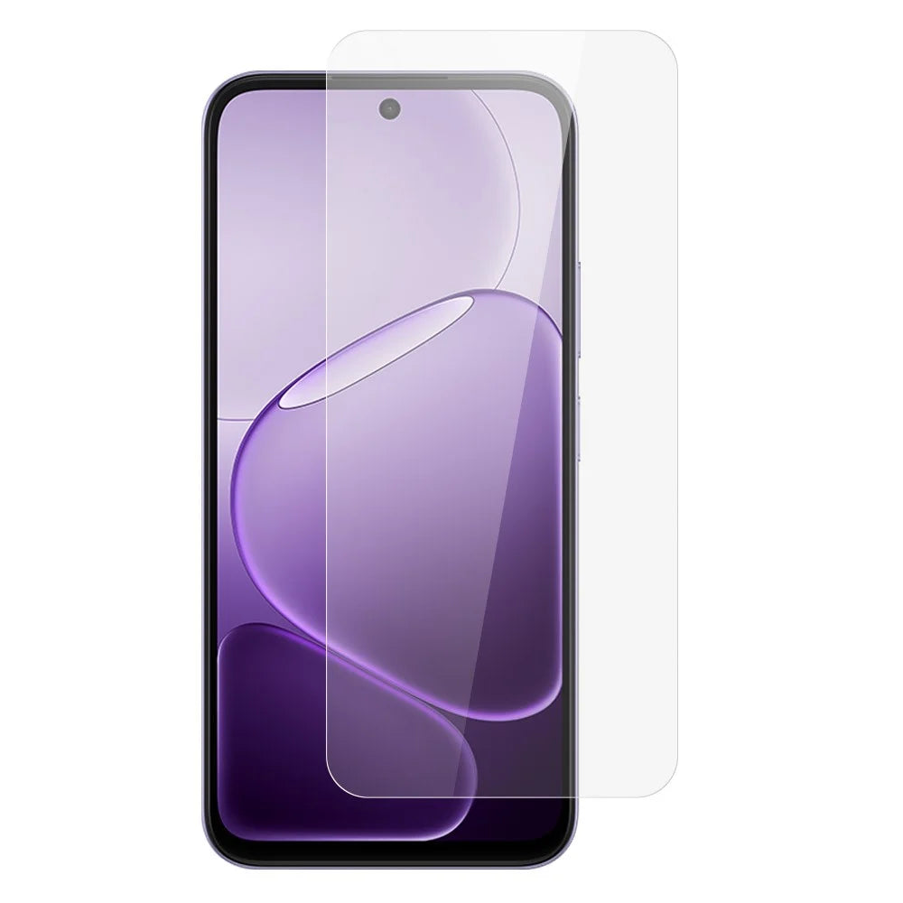For Oppo A6x 4G Screen Protector 0.3mm Arc Edge Ultra Clear Tempered Glass Film, Not Complete Coverage - 1