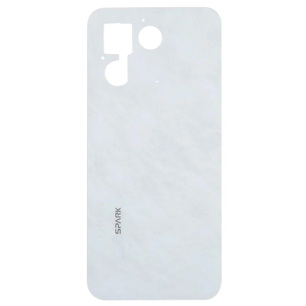 For TECNO Spark 30 5G KL8 Back Battery Housing Cover Replacement Part - White - 2