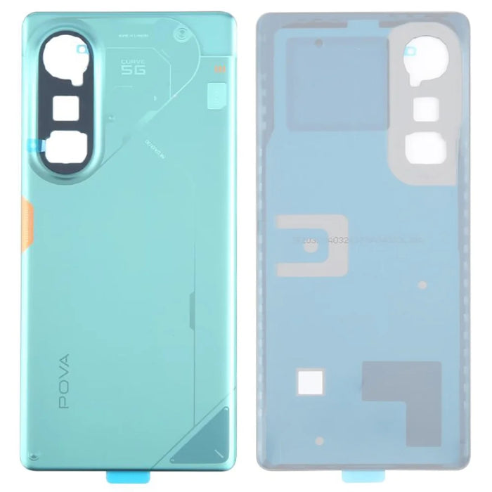 For TECNO Pova Curve 5G LJ8k Back Battery Housing Cover Replacement Part - Green - 1