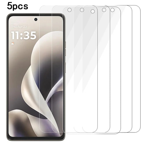5Pcs For Motorola Moto G Power (2026) 5G Front Screen Protector 0.3mm 2.5D Tempered Glass Clear Film, Not Full Covering - 1