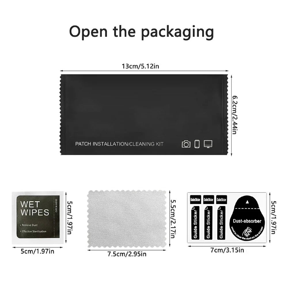 10Pcs For iPhone 18 Pro Max / 17 Pro Max Screen Protector 3D Large Arc Edge Thick Glue HD Clear High Aluminium-silicon Glass Film (NOT Complete Covering) - 7
