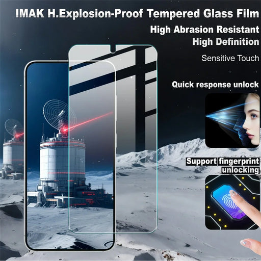 IMAK H Series For Samsung Galaxy S26+ Screen Protector Tempered Glass Film (Not Complete Coverage) (Fingerprint Unlock) - 2