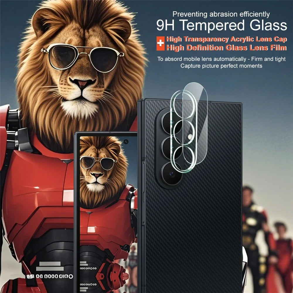IMAK For Samsung Galaxy Z TriFold 5G Tempered Glass Full Cover Camera Lens Protector + Acrylic Lens Cap - 3