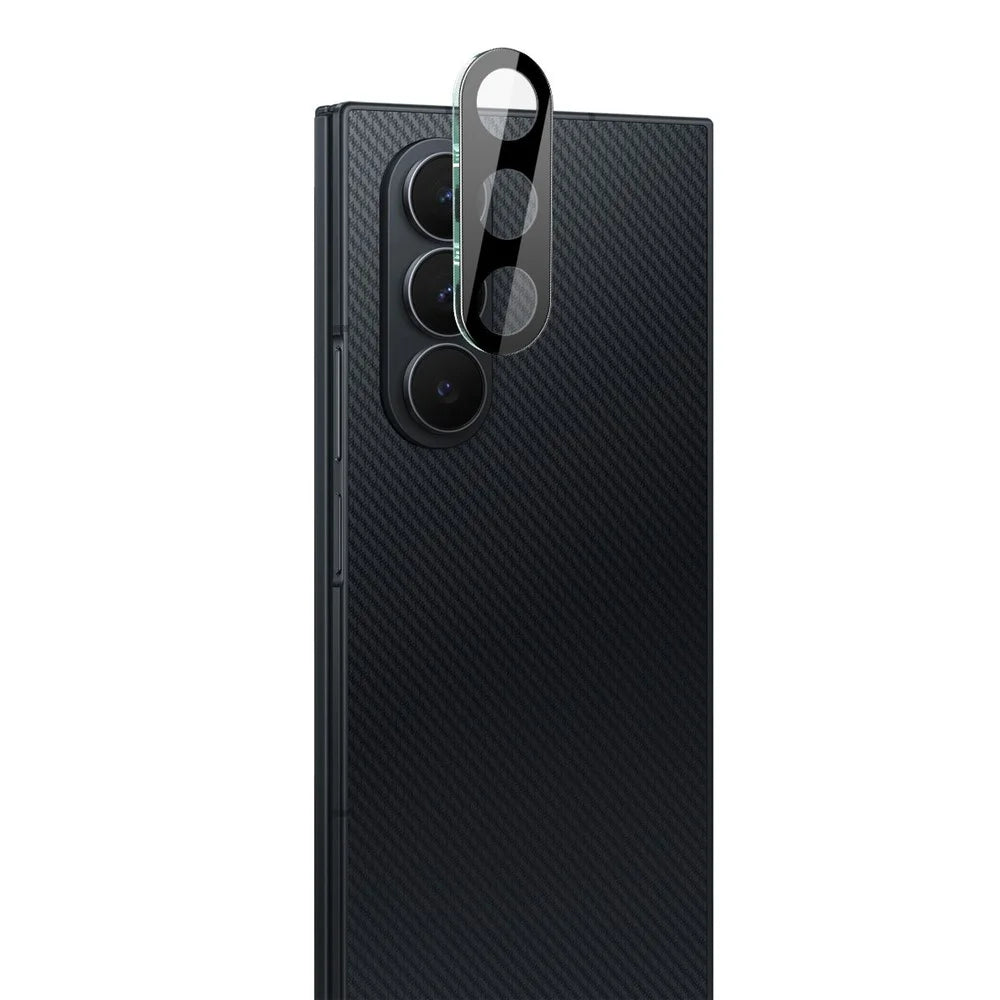 IMAK For Samsung Galaxy Z TriFold 5G Tempered Glass Full Cover Lens Film + Acrylic Cap (Black Version) - 1