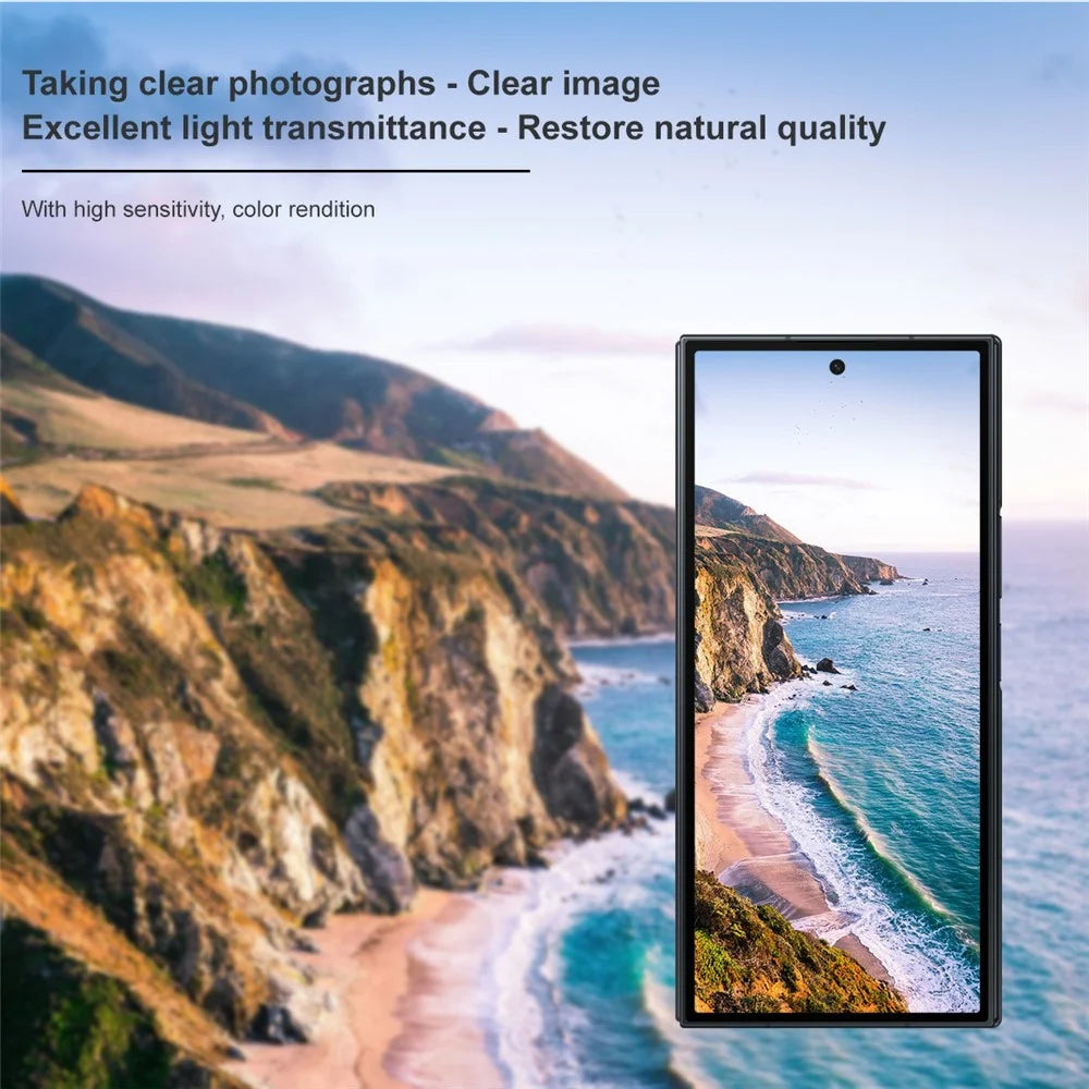 IMAK For Samsung Galaxy Z TriFold 5G Tempered Glass Full Cover Lens Film + Acrylic Cap (Black Version) - 6