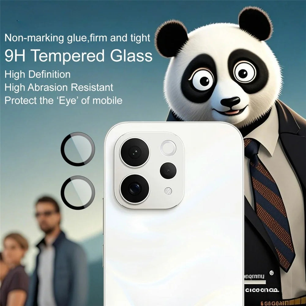 IMAK For vivo S50 5G Tempered Glass Camera Lens Protector with Self Positioning Frame (Complete Covering) - 4
