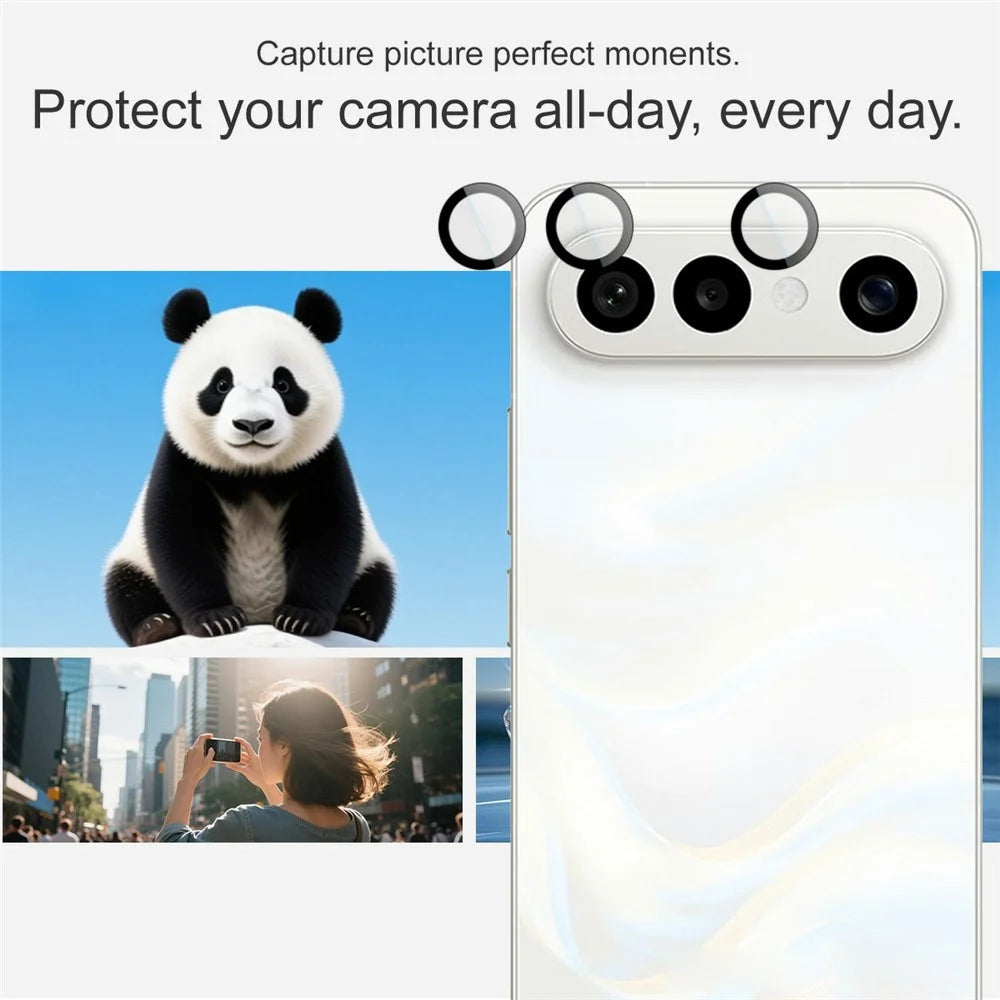 IMAK For vivo X300 FE 5G / S50 Pro mini 5G Tempered Glass Camera Lens Protector with Self Positioning Frame (Complete Covering) - 6