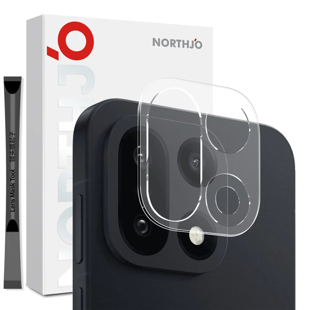 NORTHJO Camera Lens Protector For OnePlus 15 5G Tempered Glass HD Clear 3D Full Coverage - 1