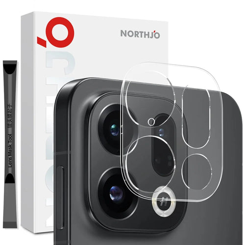 NORTHJO Camera Lens Protector For Oppo Find X9 5G Tempered Glass HD Clear 3D Full Coverage - 1