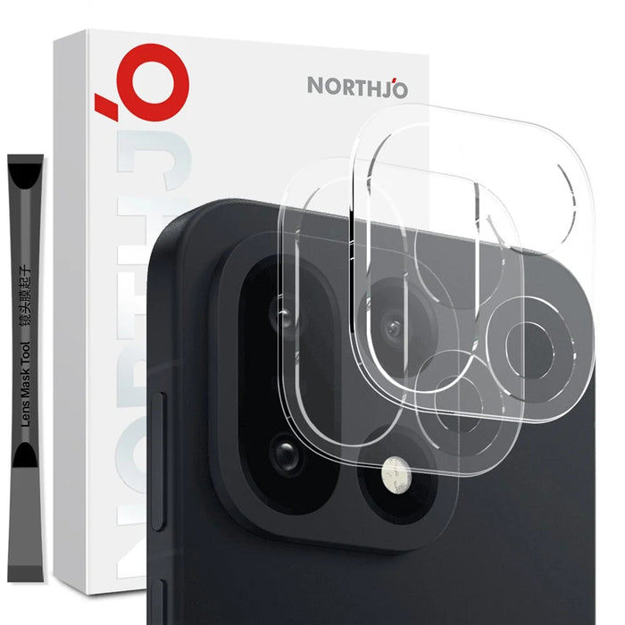 NORTHJO 2Pcs Camera Lens Protector For OnePlus 15 5G Tempered Glass Clear 3D Integrated Full Coverage - 1