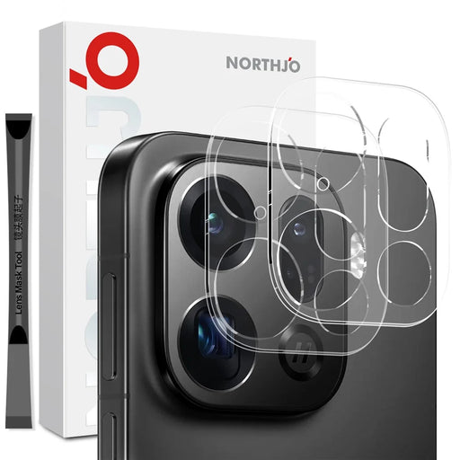 NORTHJO 2Pcs Camera Lens Protector For Oppo Find X9 Pro 5G Tempered Glass Clear 3D Integrated Full Coverage - 1