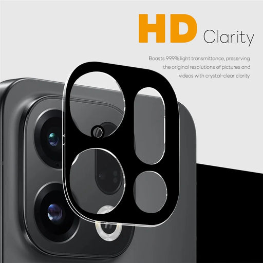 NORTHJO 2Pcs Camera Lens Protector For Oppo Find X9 5G Black Silk Printing 3D Clear Tempered Glass Lens Film - 2
