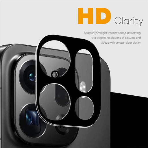 NORTHJO 2Pcs Camera Lens Protector For Oppo Find X9 Pro 5G Black Silk Printing 3D Clear Tempered Glass Lens Film - 2