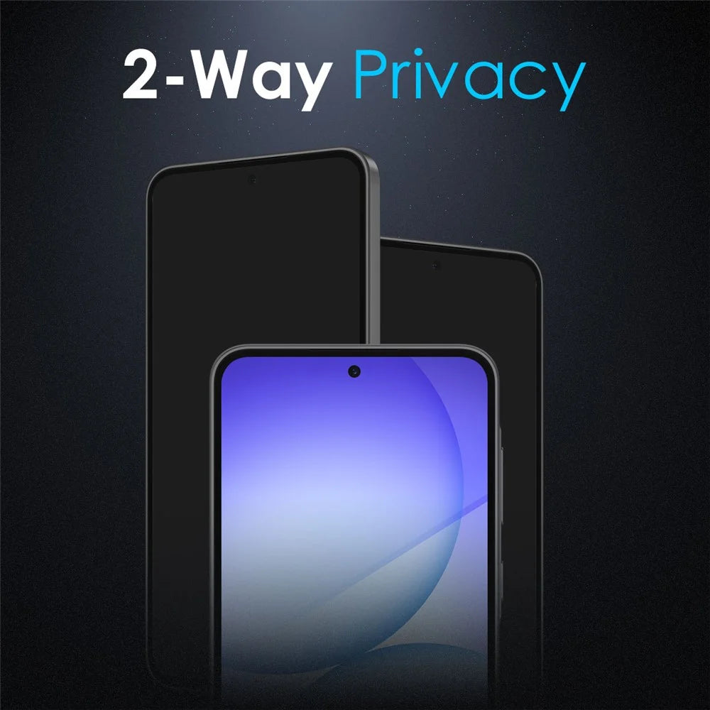 NORTHJO 2Pcs A++ For Samsung Galaxy A37 5G Privacy Screen Protector High Aluminium-Silicon Glass 0.3mm Full Covering Anti Spy Film - 3