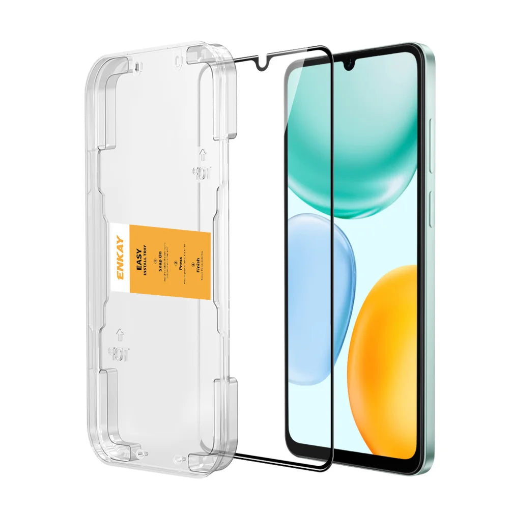 ENKAY HAT PRINCE For Honor X5c 4G / Honor X5c Plus 4G HD Clear Film   Tempered Glass Screen Protector with Installation Tool - Transparent - 1