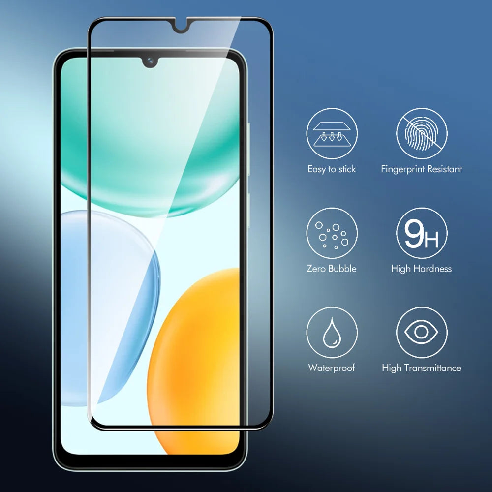 ENKAY HAT PRINCE For Honor X5c 4G / Honor X5c Plus 4G 2Pcs Screen Protector   9H Silk Printing 0.26mm Tempered Glass - Transparent - 2