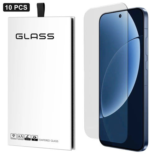 For Realme GT 8 Pro 5G 10Pcs Screen Protector 3D Large Arc Edge Thick Glue HD Clear High Aluminium-silicon Glass Film (NOT Complete Covering) - As Shown - 1