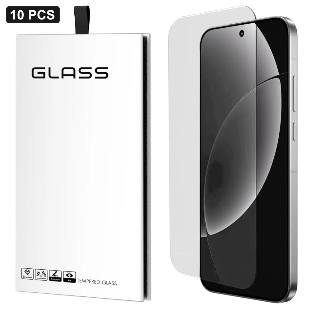For Realme GT 8 5G 10Pcs Screen Protector 3D Large Arc Edge Thick Glue HD Clear High Aluminium-silicon Glass Film (NOT Complete Covering) - As Shown - 1