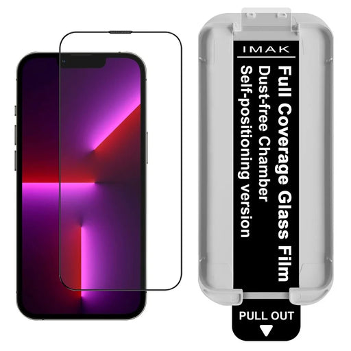 IMAK For iPhone 13 Pro Max Tempered Glass Full Screen Protector Full Glue Film with Dust-free Installation Tool - 1