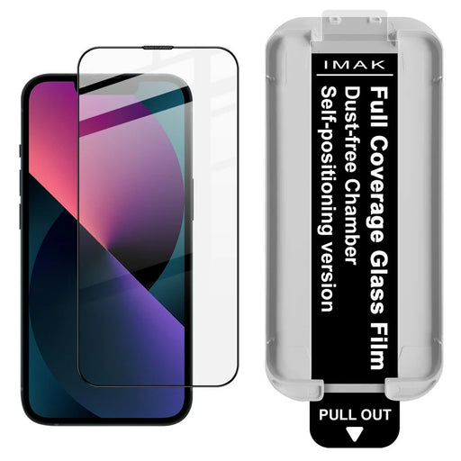 IMAK 3Pcs For iPhone 14 Tempered Glass Full Screen Protector Full Glue Film with Dust-free Installation Tool - 2