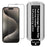 IMAK 3Pcs For iPhone 15 Pro Tempered Glass Full Screen Protector Full Glue Film with Dust-free Installation Tool - 2