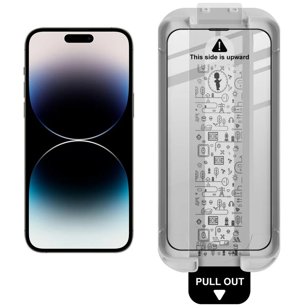 IMAK For iPhone 15 Pro Max Tempered Glass Full Screen Protector Full Glue Film with Dust-free Installation Tool - 2