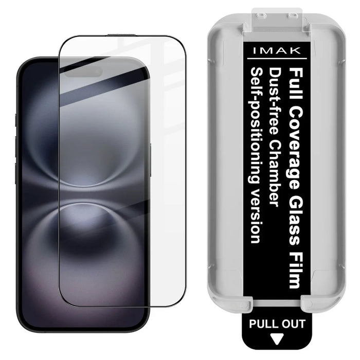 IMAK 3Pcs For iPhone Air Tempered Glass Full Screen Protector Full Glue Film with Dust-free Installation Tool - 2