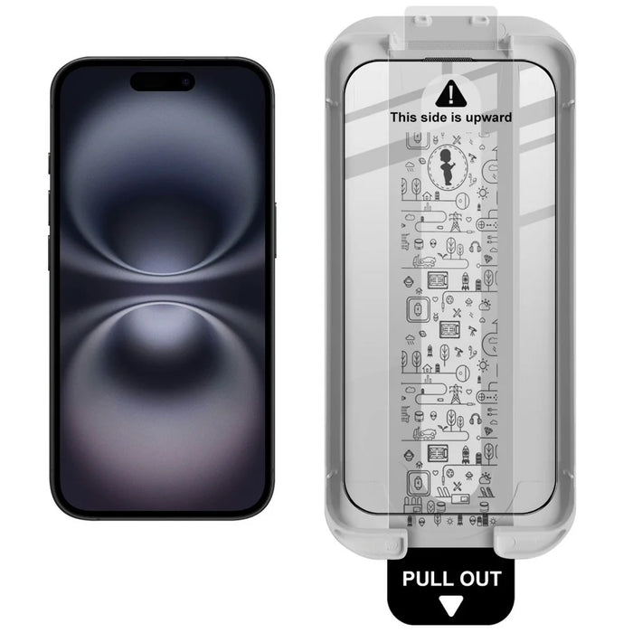 IMAK 3Pcs For iPhone Air Tempered Glass Full Screen Protector Full Glue Film with Dust-free Installation Tool - 3