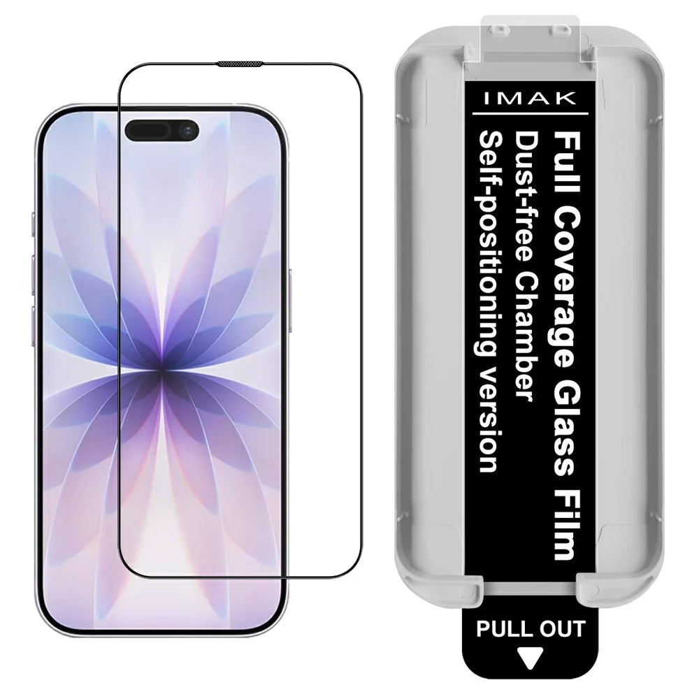 IMAK For iPhone 17 Tempered Glass Full Screen Protector Full Glue Film with Dust-free Installation Tool - 1