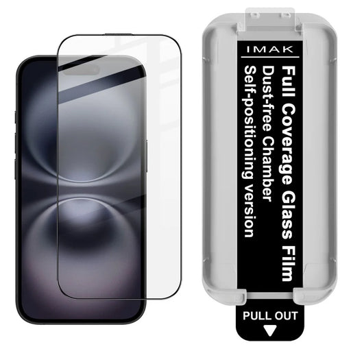 IMAK 3Pcs For iPhone 17 Tempered Glass Full Screen Protector Full Glue Film with Dust-free Installation Tool - 2