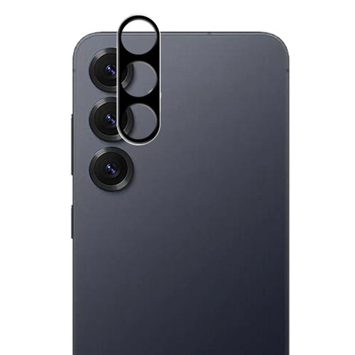 MOCOLO For Samsung Galaxy S26+ Camera Lens Protector Silk Printing Tempered Glass Lens Film (Complete Covering) - Black - 1