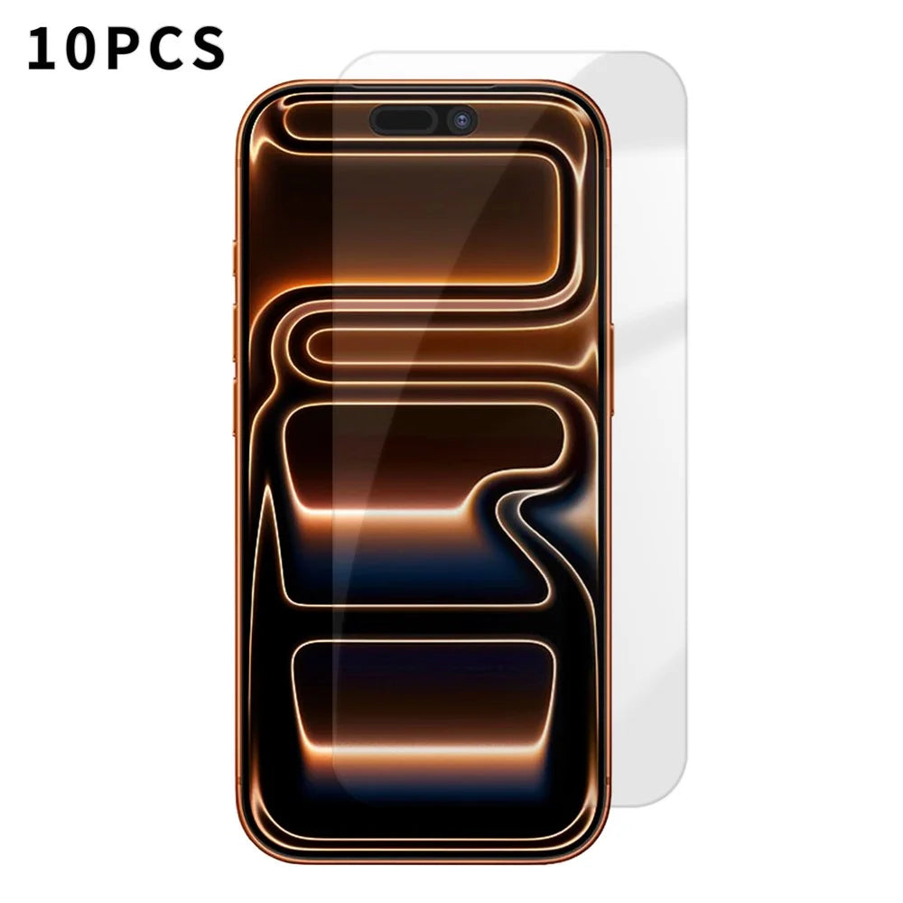 10Pcs For iPhone 18 Pro Max / 17 Pro Max HD Screen Protector High Aluminium-silicon Anti-fingerprint Tempered Glass Film (Not Complete Covering) - 1