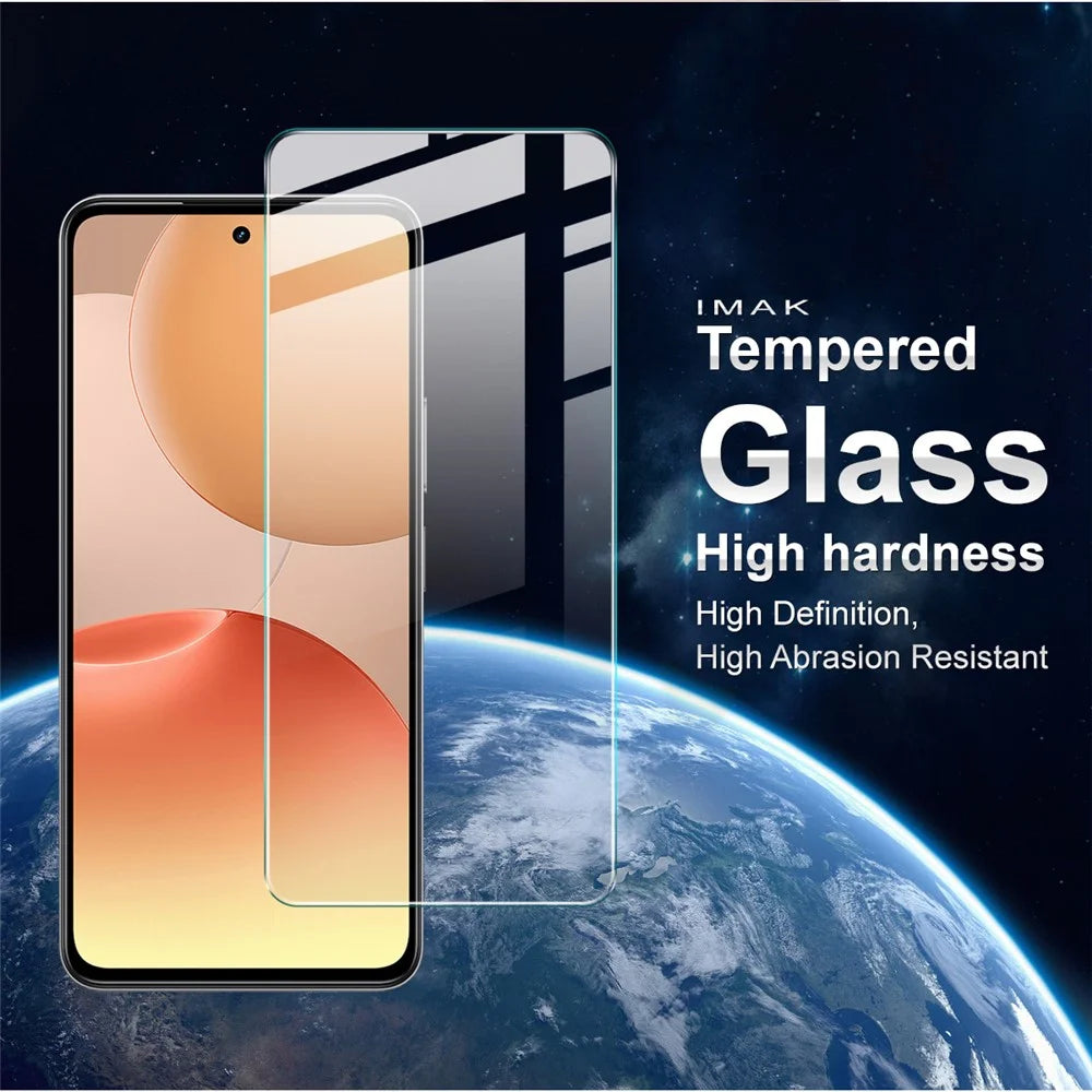 IMAK H Series For Realme P4x 5G (India) Tempered Glass Screen Protector Shatter-Proof Protection (Not Complete Coverage) - 7