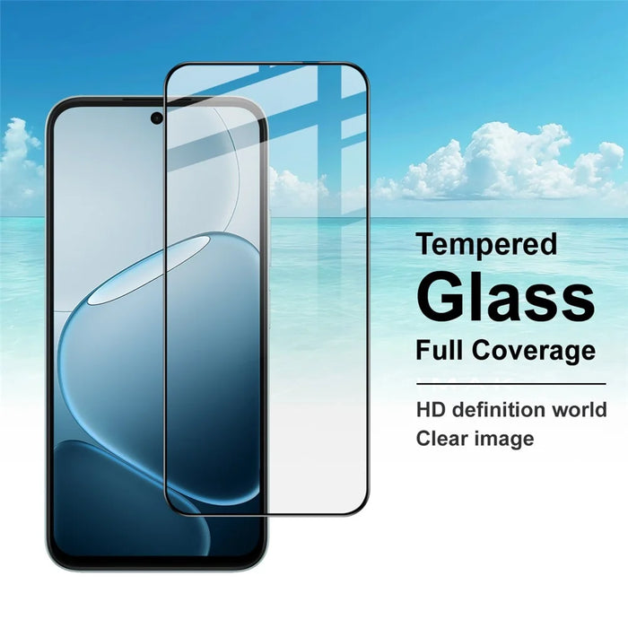 IMAK Pro+ Series For Oppo A6x 4G  /  A6x 5G Tempered Glass Full Screen Protector Sensitive Touch Film - 7