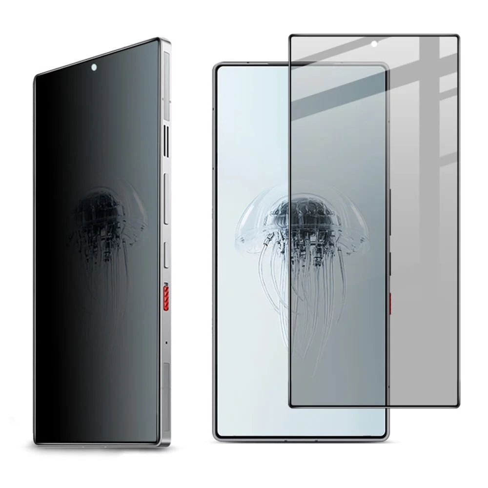 IMAK For ZTE nubia RedMagic 11S Pro+ 5G / 11S Pro 5G / 11 Pro 5G / 11 Pro+ 5G Privacy Screen Protector Anti Peep Full Cover Tempered Glass Film (Fingerprint Unlock) - 4