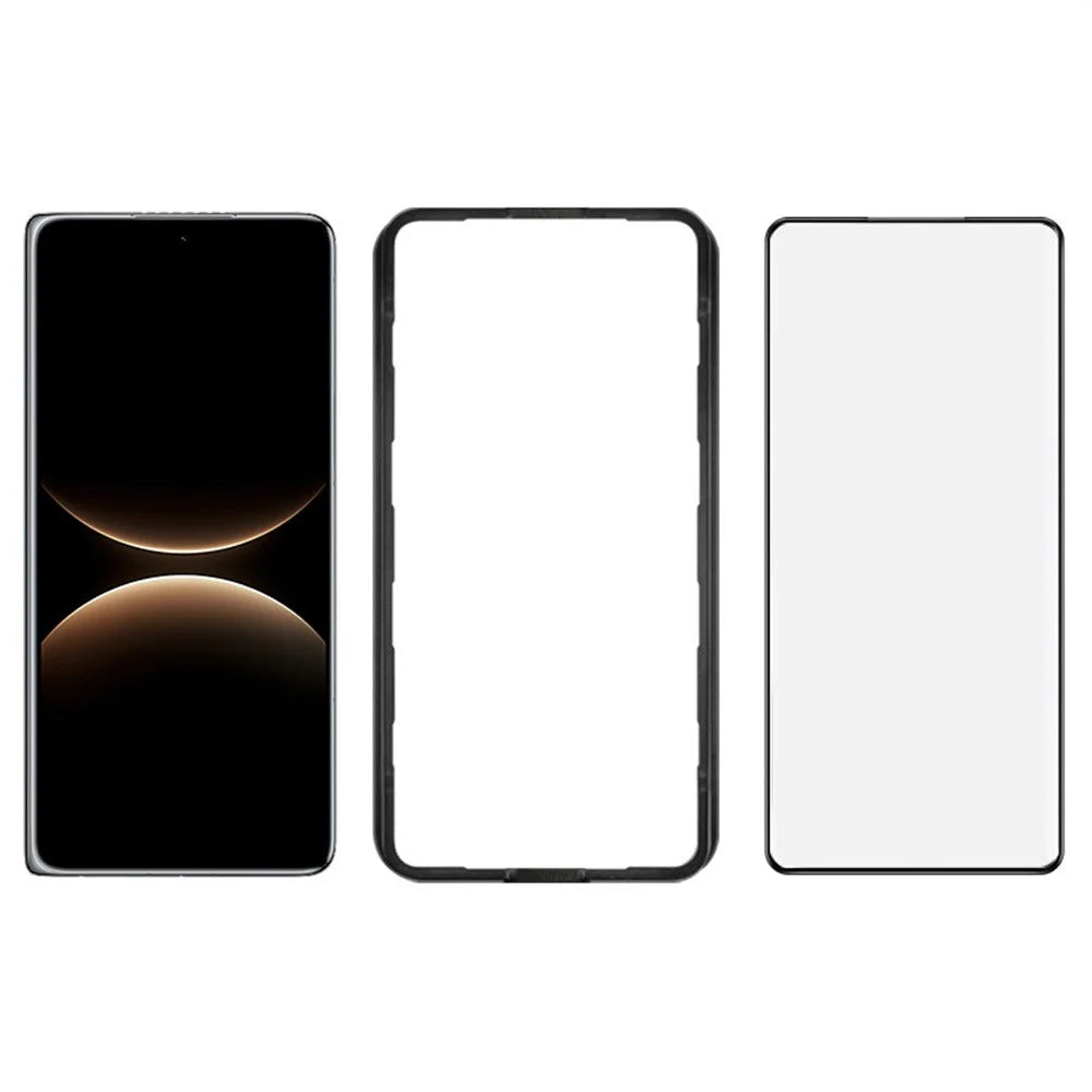 IMAK For Huawei Mate X7 Screen Protector Full Cover Full Glue 3D Curved Tempered Glass Film with Positioning Frame - 4