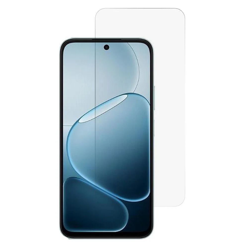 For Oppo A6x 5G  /  A6x 4G Screen Protector 2.5D Arc Edge Full Glue High Aluminium Silicon Glass Film (Not Complete Coverage) - 1