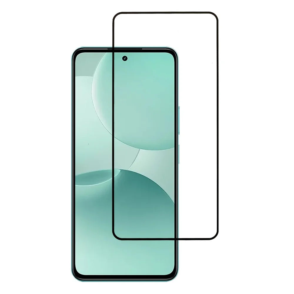 For Realme P4x 5G Full Screen Protector Silk Printing Full Glue HD Clear Screen Film - 1