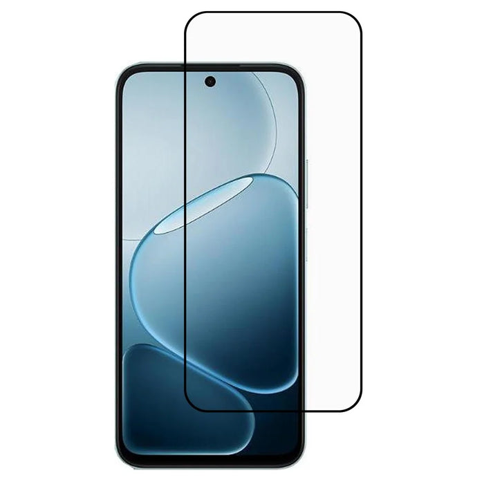 For Oppo A6x 5G  /  A6x 4G Full Screen Protector Silk Printing Full Glue HD Clear Screen Film - 1